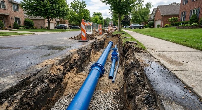 Water Main Repair project example